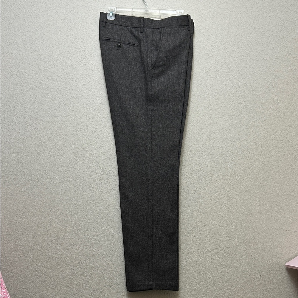 Men's Elegant Charcoal Dress Pants